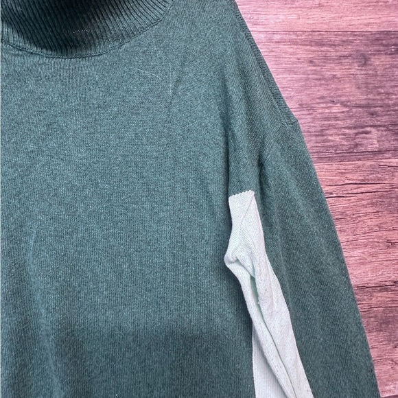 Talbots Green Cowl Neck Sweater with Soft Texture - Picture 7 of 11